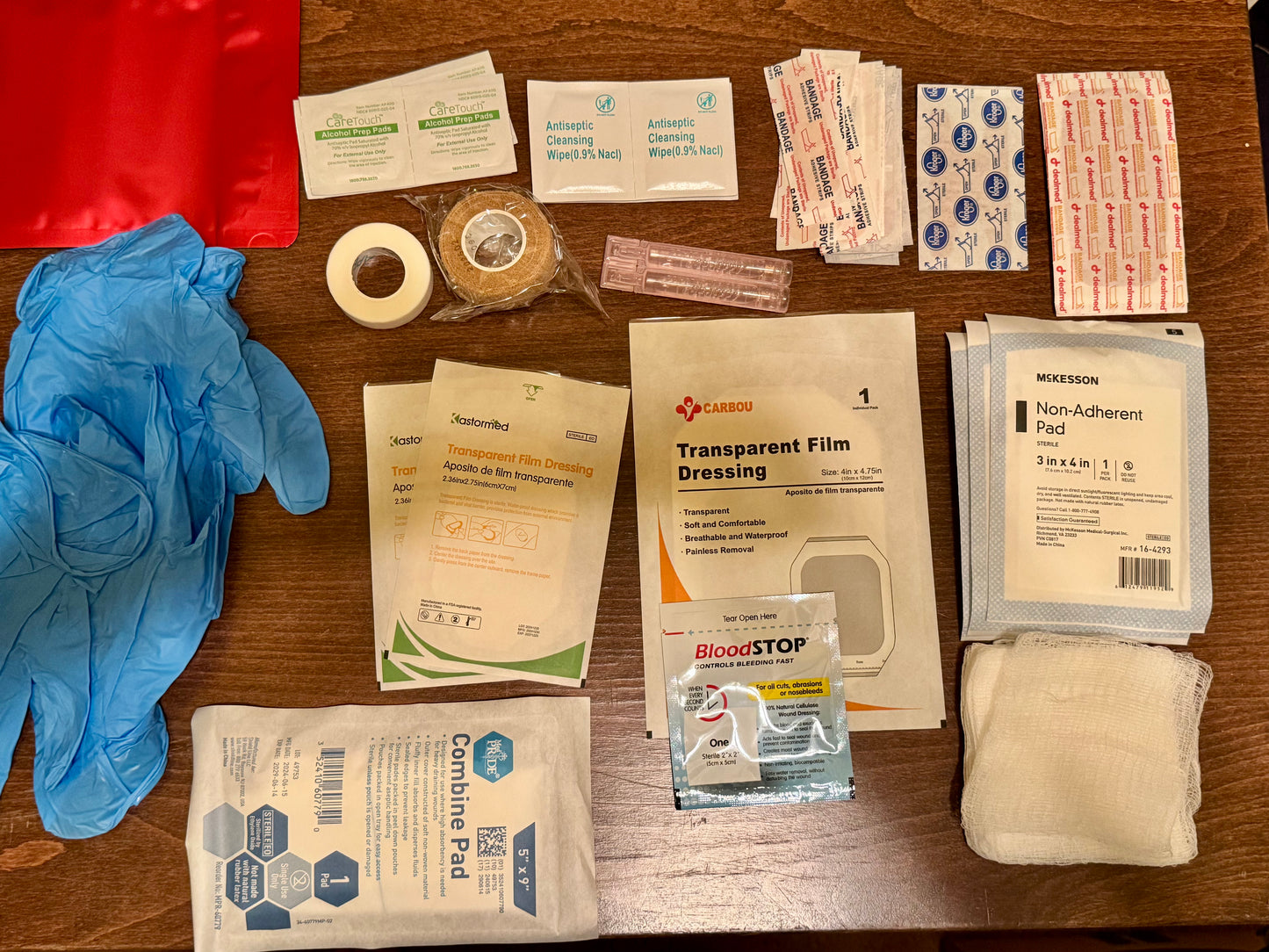 red first aid kit
